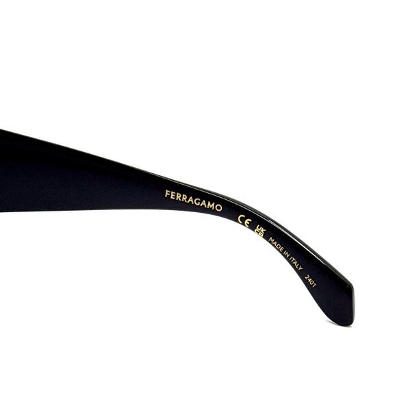 NEW!!! SALVATORE FERRAGAMO Sunglasses SF2008S 001 Authentic main image 4